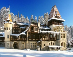 Castelul Pelisor, iarna